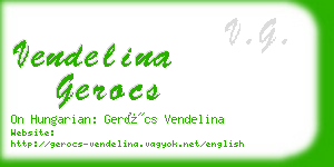 vendelina gerocs business card